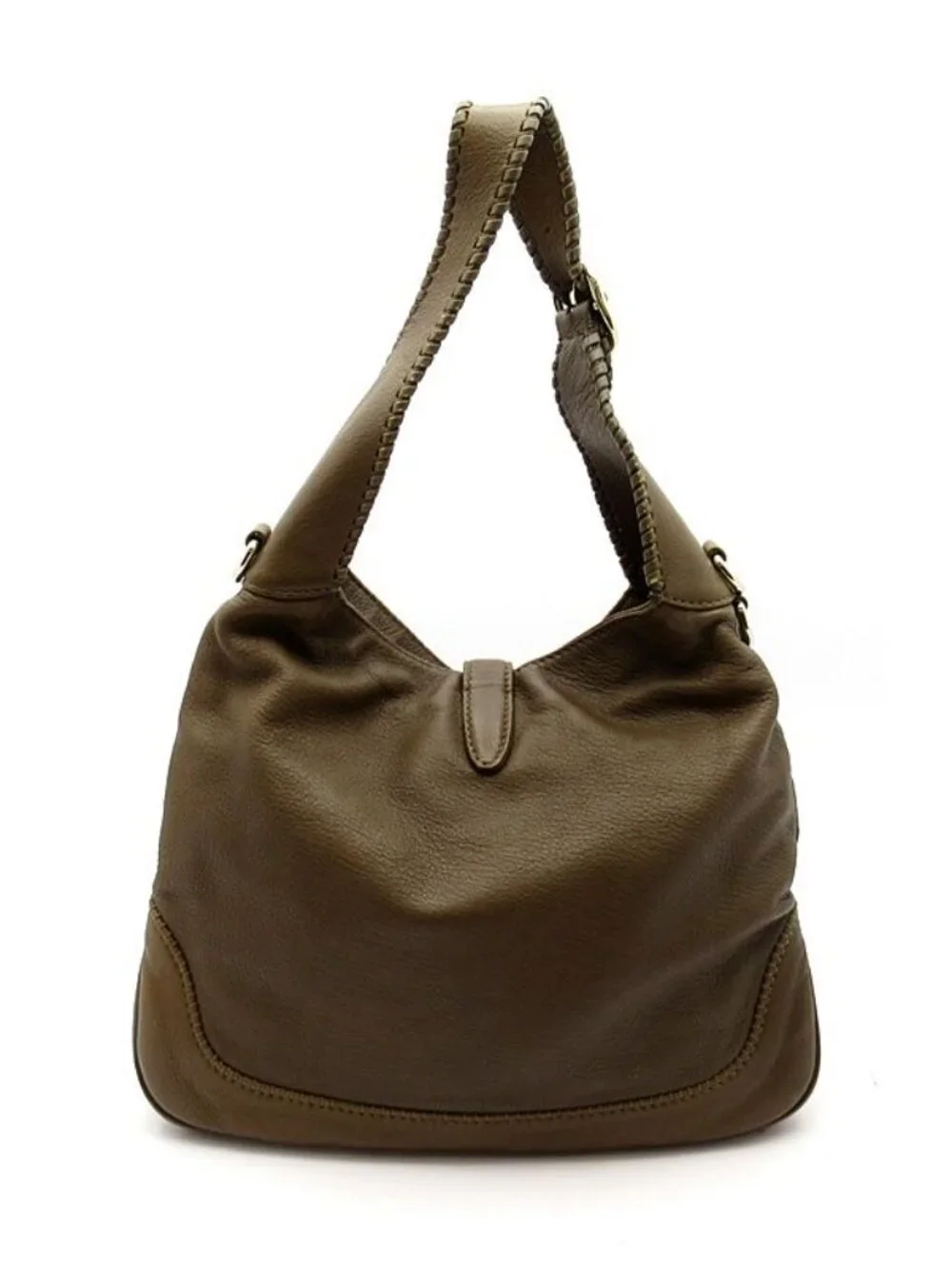 Gucci New Jackie 2-Way Shoulder Bag Leather Brown - Picture 4 of 8